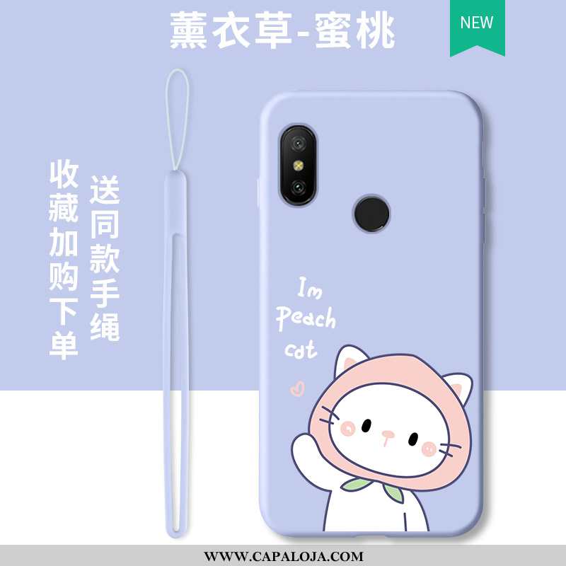 Capas Xiaomi Mi A2 Lite Silicone Masculino Feminino Azul, Capa Xiaomi Mi A2 Lite Desenho Animado Bar