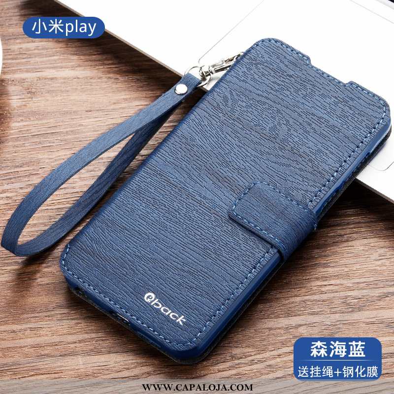 Capas Xiaomi Mi A2 Silicone Antiqueda Masculino Cases Azul, Capa Xiaomi Mi A2 Couro Baratos