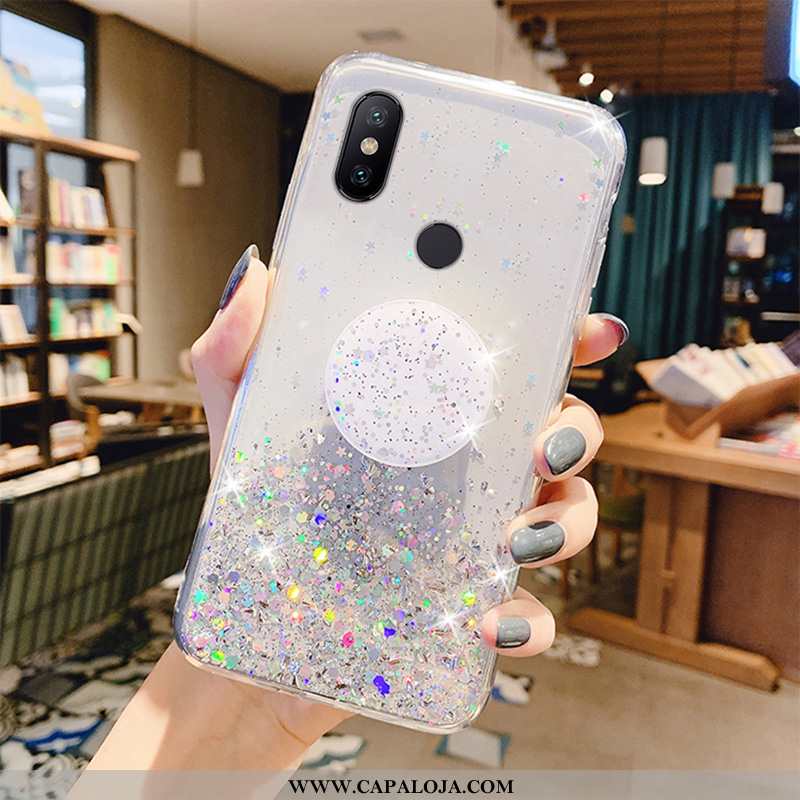 Capas Xiaomi Mi A2 Soft Transparente Cases Estilosas Rosa, Capa Xiaomi Mi A2 Protetoras Venda