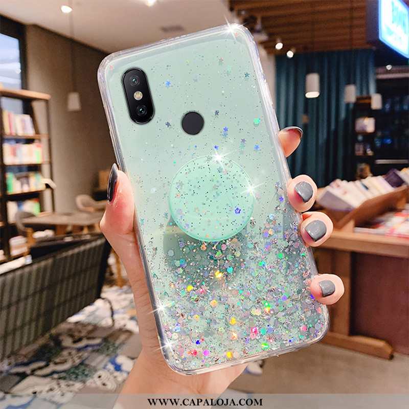 Capas Xiaomi Mi A2 Soft Transparente Cases Estilosas Rosa, Capa Xiaomi Mi A2 Protetoras Venda