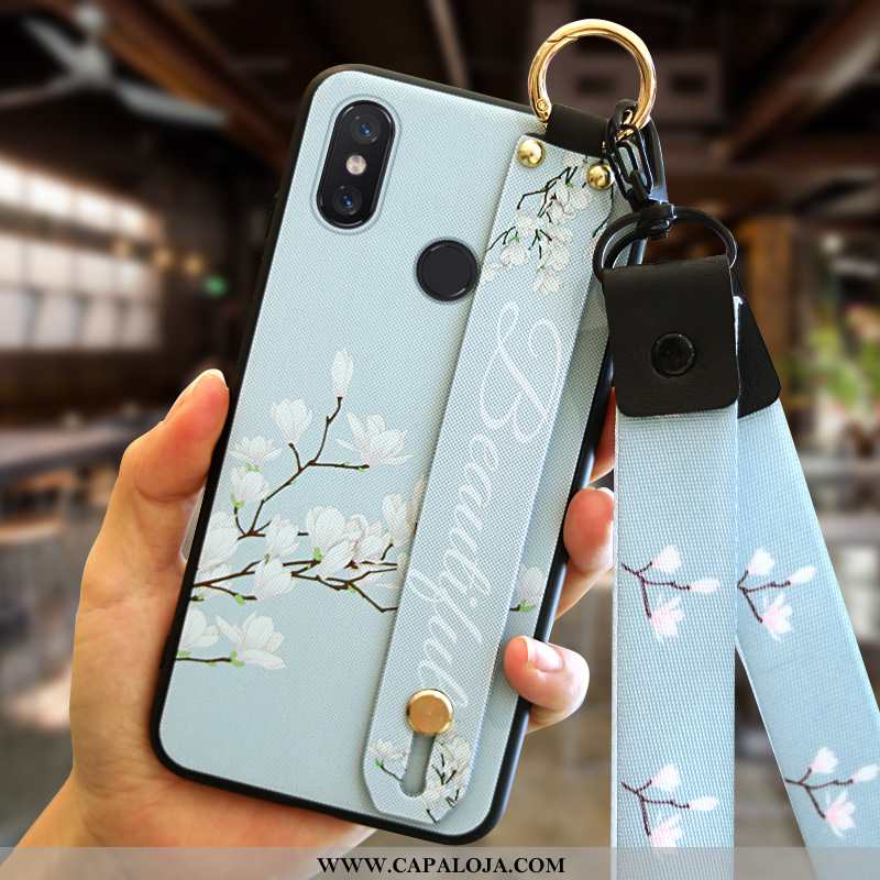 Capas Xiaomi Mi A2 Tendencia Cases Silicone Personalizada Azul, Capa Xiaomi Mi A2 Protetoras Promoçã