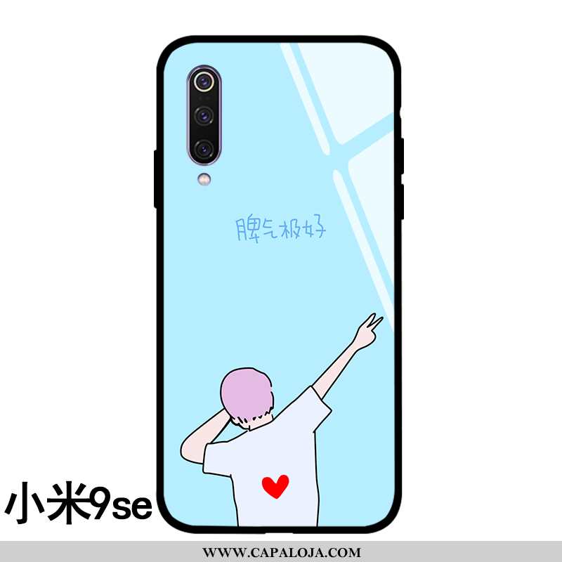 Capas Xiaomi Mi A3 Criativas Customizadas Casal Masculino Azul, Capa Xiaomi Mi A3 Tendencia Barato