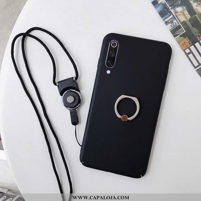 Capas Xiaomi Mi A3 Fosco Antiqueda Criativas Suporte Preto, Capa Xiaomi Mi A3 Cordao Promoção