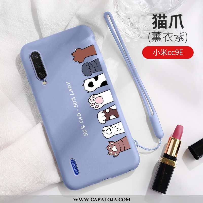 Capas Xiaomi Mi A3 Personalizada Slim Silicone Antiqueda Azul, Capa Xiaomi Mi A3 Criativas Baratos