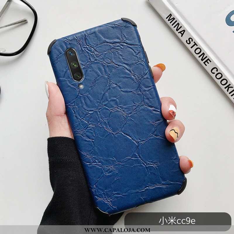 Capas Xiaomi Mi A3 Protetoras Cases Pequena Azul Escuro, Capa Xiaomi Mi A3 Silicone Promoção