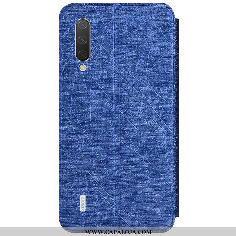 Capas Xiaomi Mi A3 Protetoras Cover Soft Couro Azul, Capa Xiaomi Mi A3 Carteira Venda