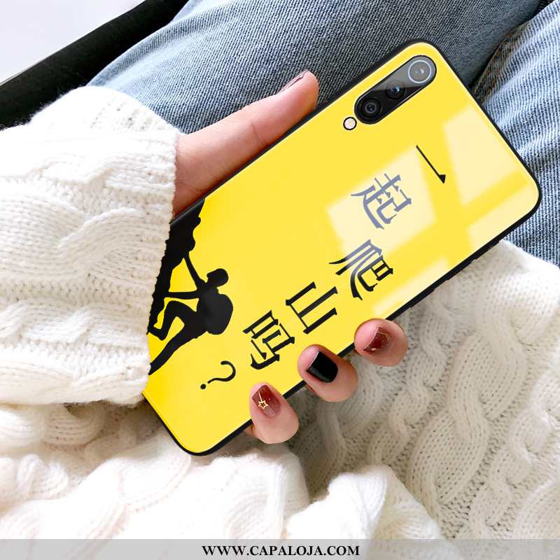 Capas Xiaomi Mi A3 Protetoras Criativas Cases Amarelo, Capa Xiaomi Mi A3 Vidro Promoção