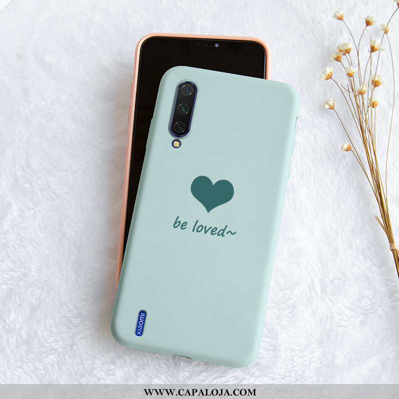 Capas Xiaomi Mi A3 Silicone Feminino Completa Telemóvel Verde, Capa Xiaomi Mi A3 Tendencia Promoção