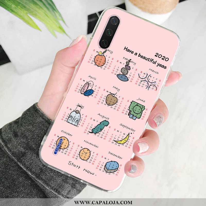 Capas Xiaomi Mi A3 Silicone Protetoras Completa Cases Rosa, Capa Xiaomi Mi A3 Transparente Promoção