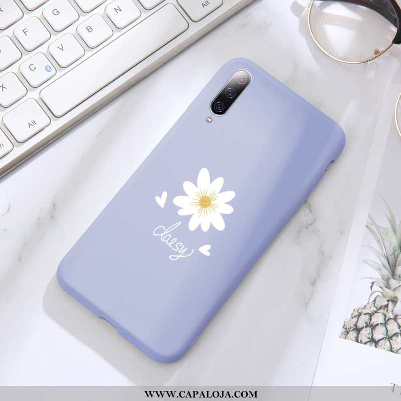 Capas Xiaomi Mi A3 Slim Cases Malha Verão Azul, Capa Xiaomi Mi A3 Tendencia Baratos