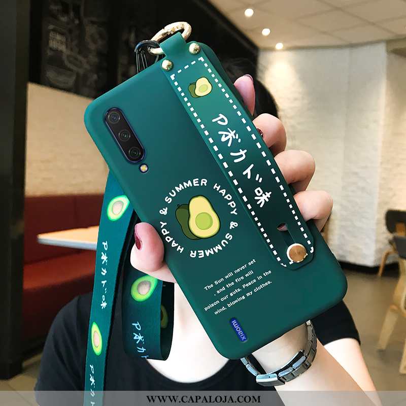 Capas Xiaomi Mi A3 Soft Malha Ingles Verde, Capa Xiaomi Mi A3 Protetoras Barato