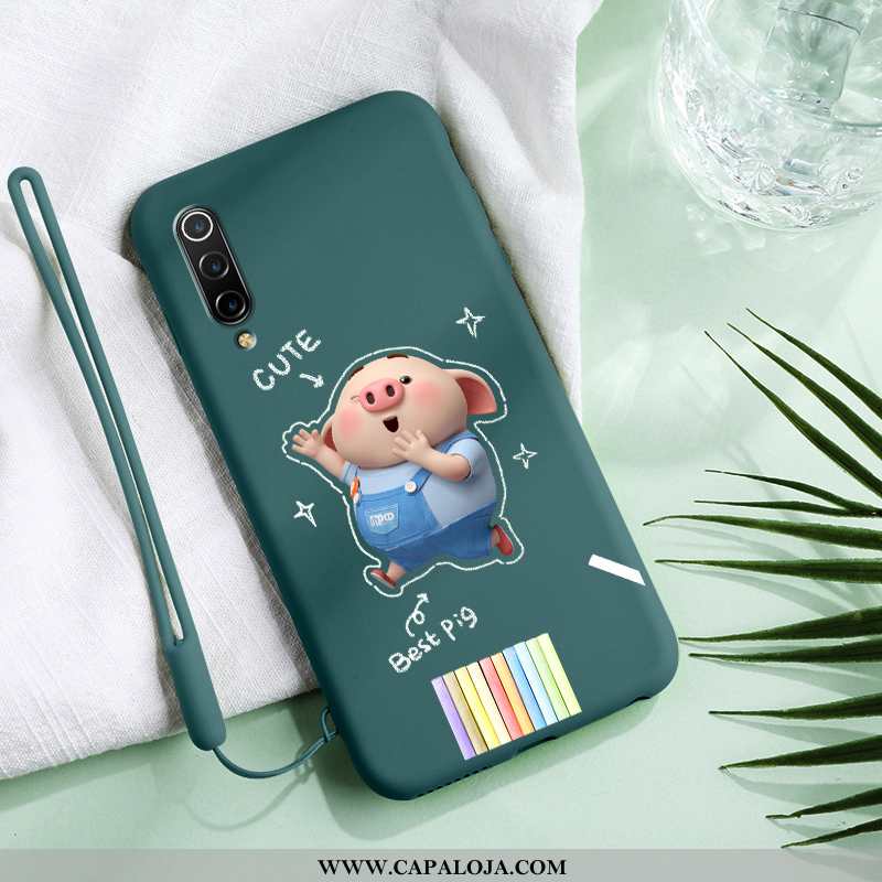 Capas Xiaomi Mi A3 Super Silicone Slim Malha Verde, Capa Xiaomi Mi A3 Protetoras Comprar