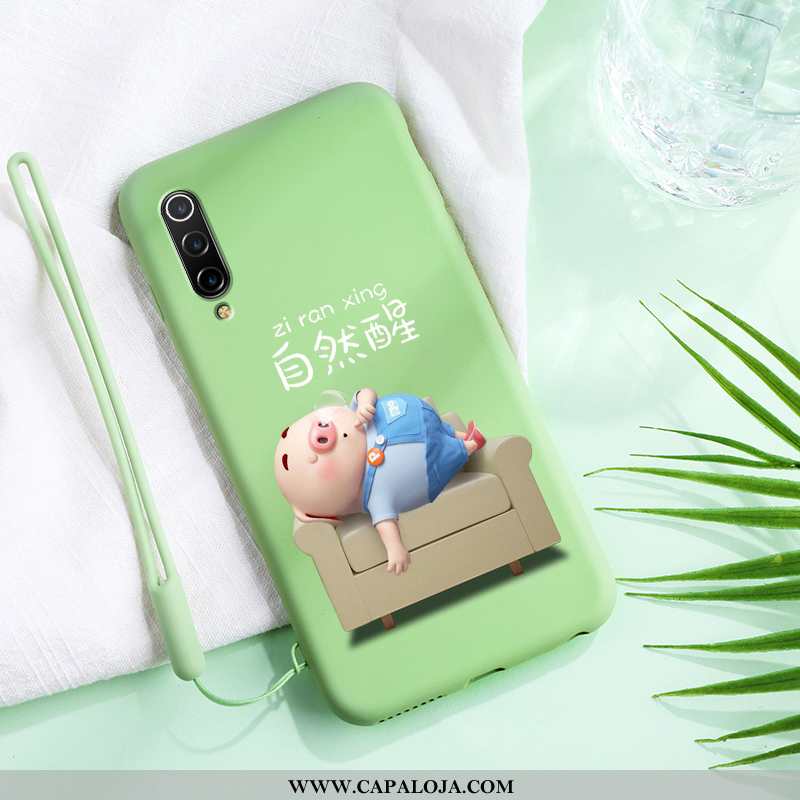 Capas Xiaomi Mi A3 Super Silicone Slim Malha Verde, Capa Xiaomi Mi A3 Protetoras Comprar