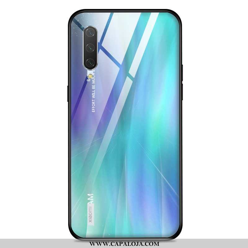 Capas Xiaomi Mi A3 Vidro Malha Completa Azul, Capa Xiaomi Mi A3 Personalizada Baratos