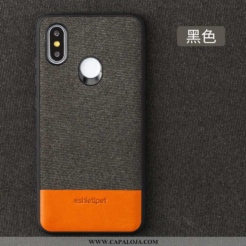 Capas Xiaomi Mi Max 3 Couro Cases Vermelha Vermelho, Capa Xiaomi Mi Max 3 Protetoras Barato