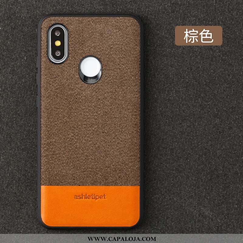 Capas Xiaomi Mi Max 3 Couro Cases Vermelha Vermelho, Capa Xiaomi Mi Max 3 Protetoras Barato