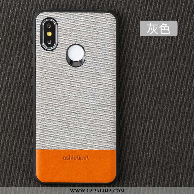 Capas Xiaomi Mi Max 3 Couro Cases Vermelha Vermelho, Capa Xiaomi Mi Max 3 Protetoras Barato