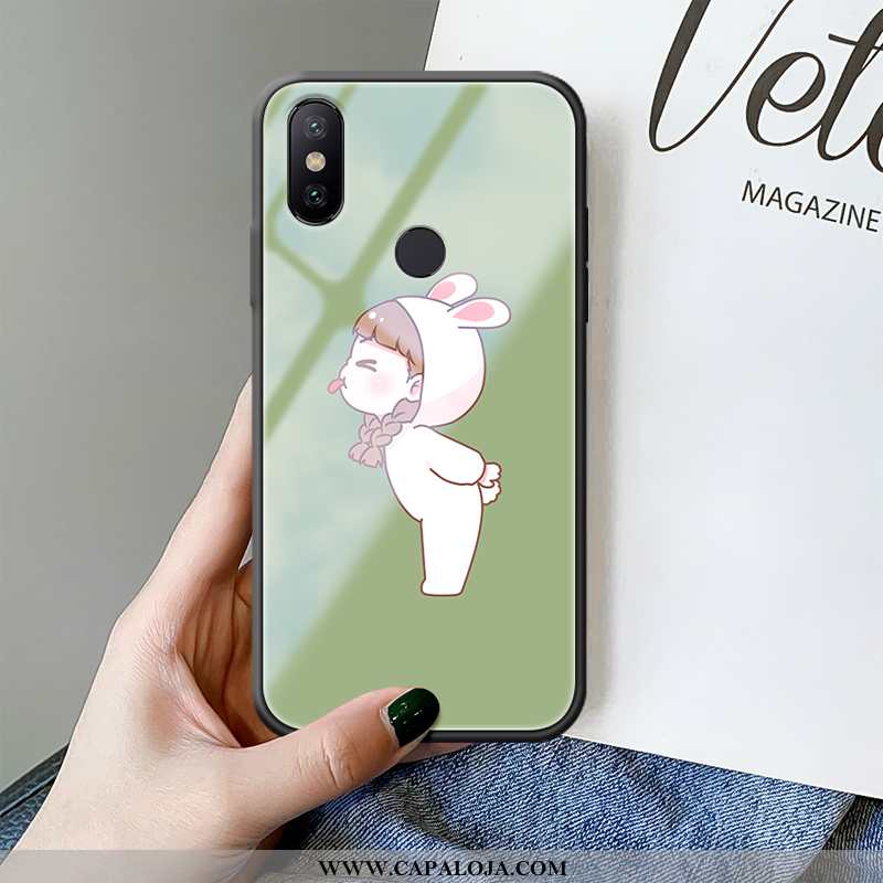 Capas Xiaomi Mi Max 3 Criativas Cases Couro Telemóvel Verde, Capa Xiaomi Mi Max 3 Desenho Animado Ba