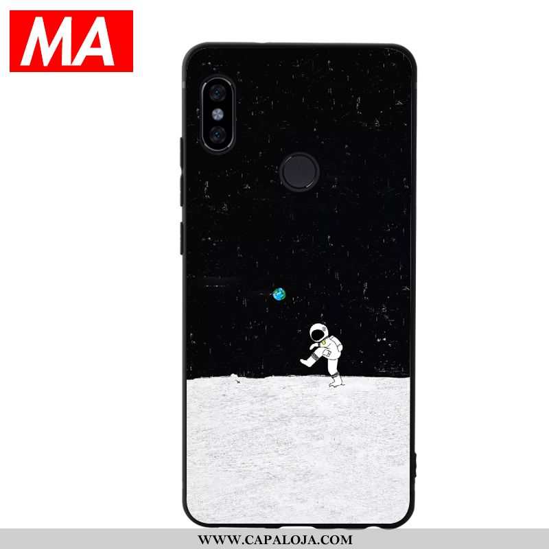 Capas Xiaomi Mi Max 3 Criativas Claro Pequena Preto, Capa Xiaomi Mi Max 3 Silicone Baratos