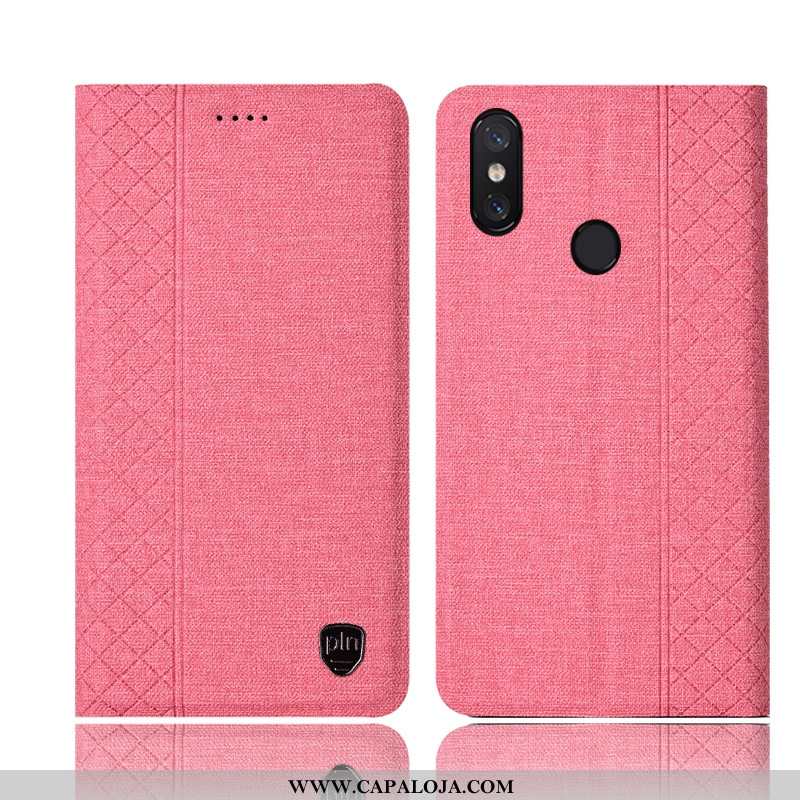 Capas Xiaomi Mi Max 3 Protetoras Cases Cover Cinza, Capa Xiaomi Mi Max 3 Linho Venda