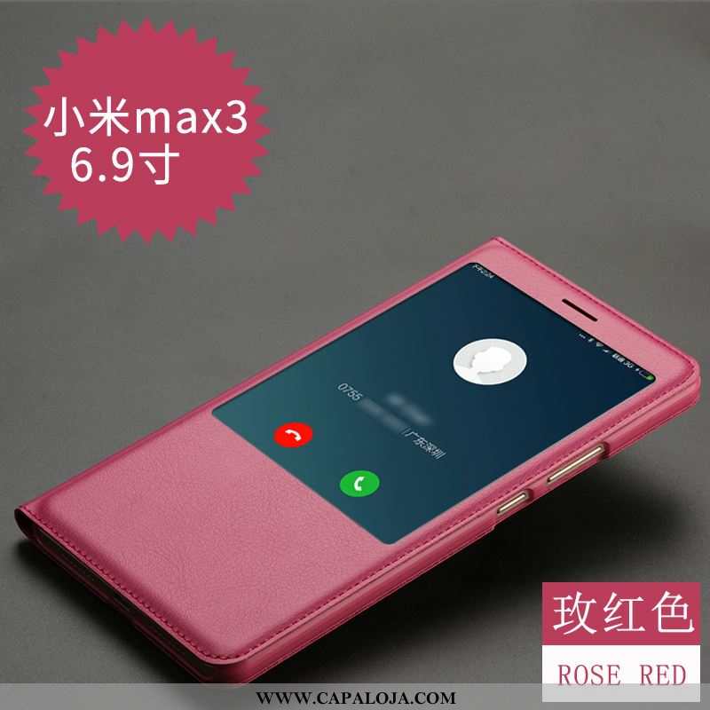 Capas Xiaomi Mi Max 3 Protetoras Cases Inteligente Rosa, Capa Xiaomi Mi Max 3 Couro Comprar