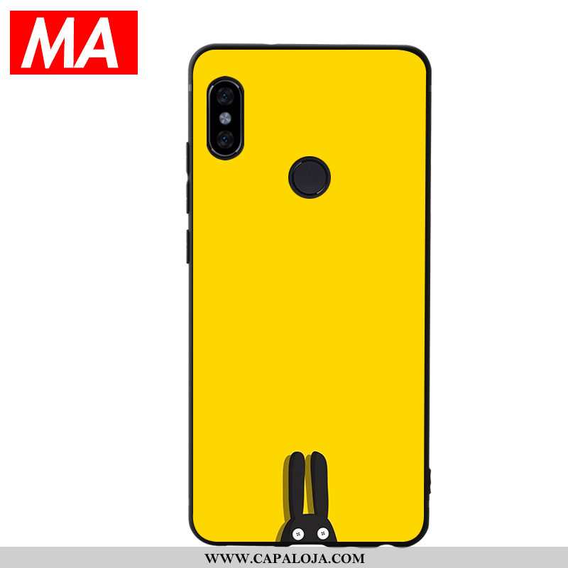 Capas Xiaomi Mi Max 3 Silicone Minimalista Telinha Protetoras Amarelo, Capa Xiaomi Mi Max 3 Soft Pro