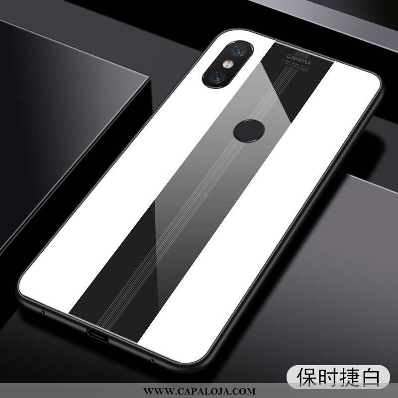 Capas Xiaomi Mi Max 3 Slim Masculino Criativas Novas Preto, Capa Xiaomi Mi Max 3 Tendencia Baratas