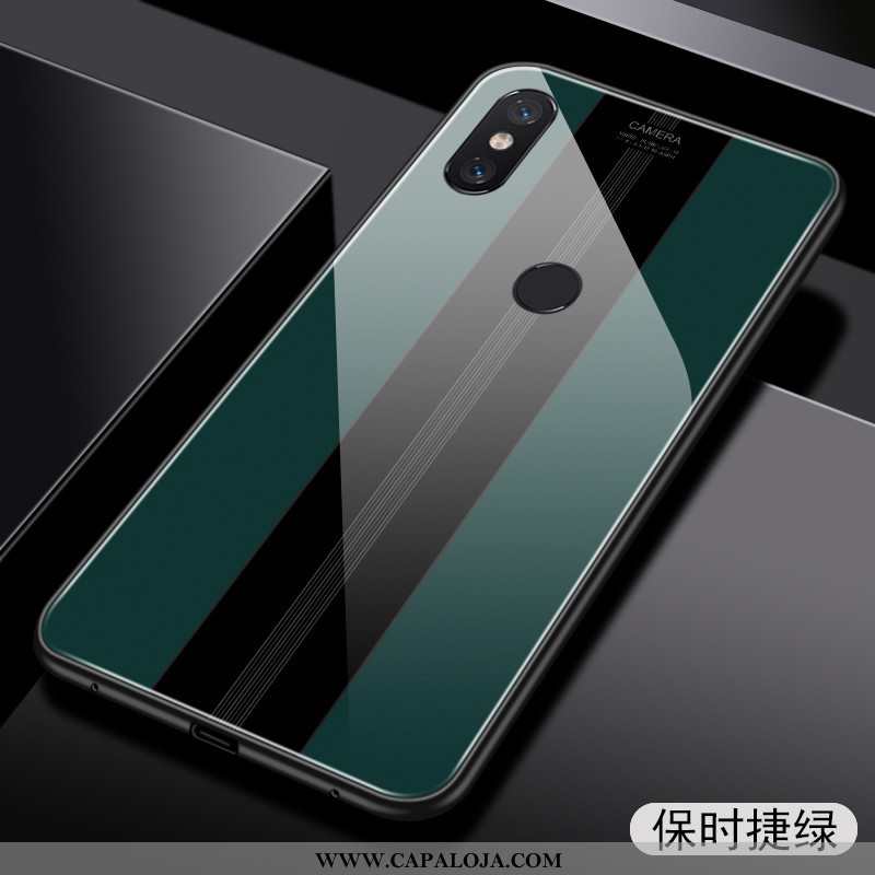 Capas Xiaomi Mi Max 3 Slim Masculino Criativas Novas Preto, Capa Xiaomi Mi Max 3 Tendencia Baratas