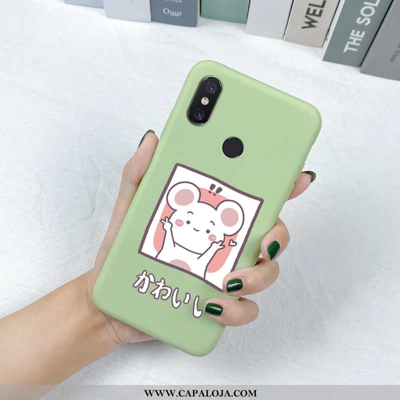 Capas Xiaomi Mi Max 3 Soft Nova Feminino Completa Verde, Capa Xiaomi Mi Max 3 Protetoras Promoção