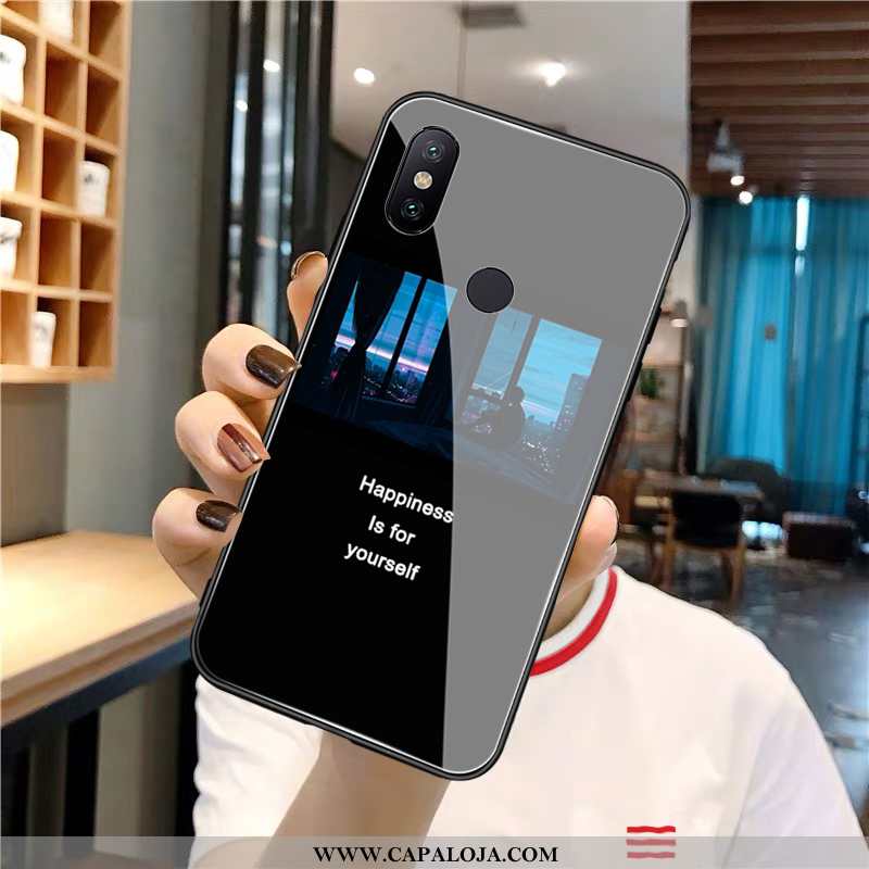 Capas Xiaomi Mi Max 3 Vidro Resistente Antiqueda Aço Preto, Capa Xiaomi Mi Max 3 Soft Comprar