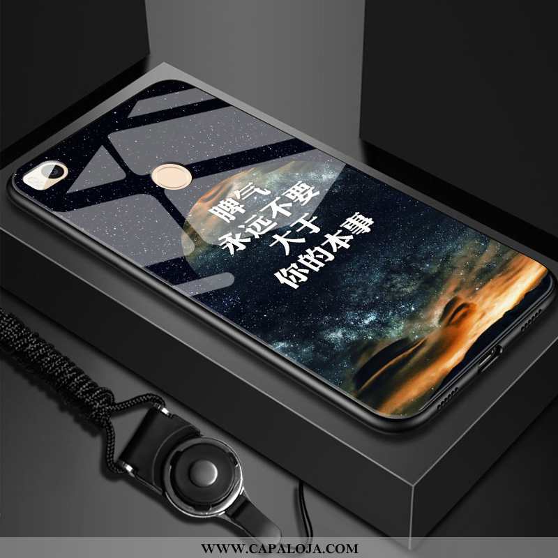 Capas Xiaomi Mi Max 3 Vidro Telemóvel Preto, Capa Xiaomi Mi Max 3 Personalizada Barato