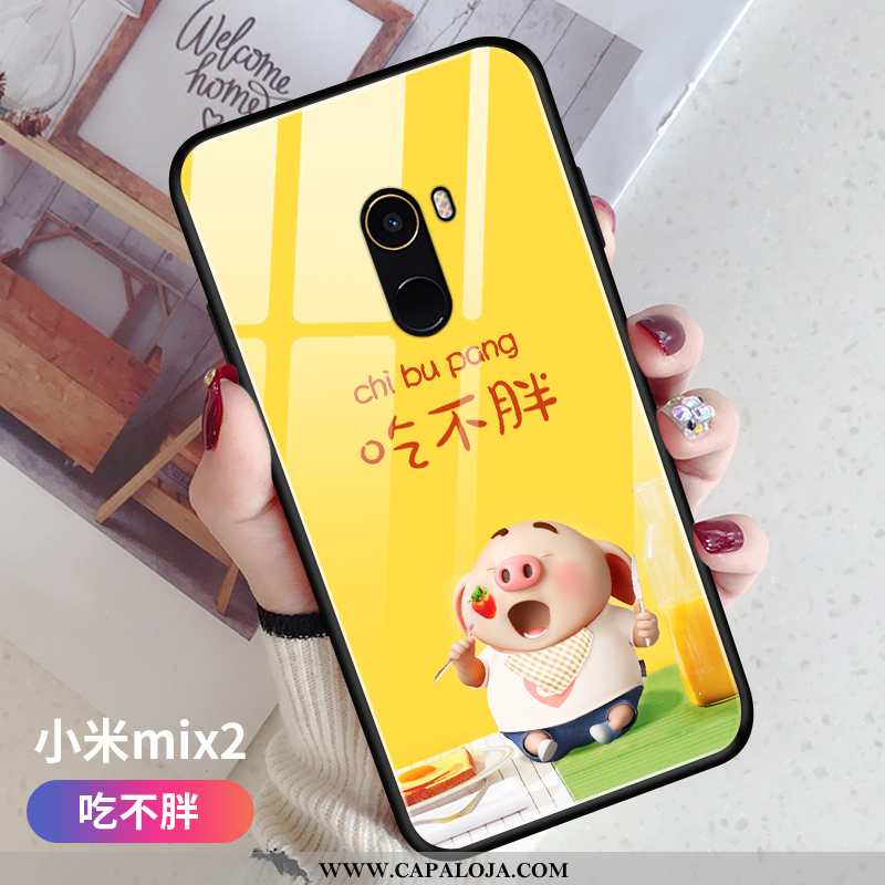 Capas Xiaomi Mi Mix 2 Bonitos Silicone Masculino Telinha Rosa, Capa Xiaomi Mi Mix 2 Slim Venda