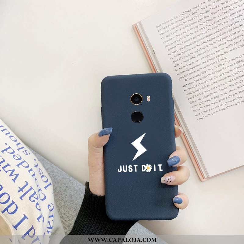 Capas Xiaomi Mi Mix 2 Protetoras Minimalista Malha Completa Azul Escuro, Capa Xiaomi Mi Mix 2 Tenden