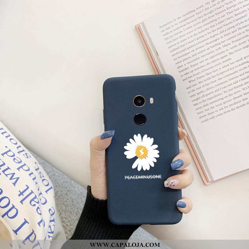 Capas Xiaomi Mi Mix 2 Protetoras Minimalista Malha Completa Azul Escuro, Capa Xiaomi Mi Mix 2 Tenden