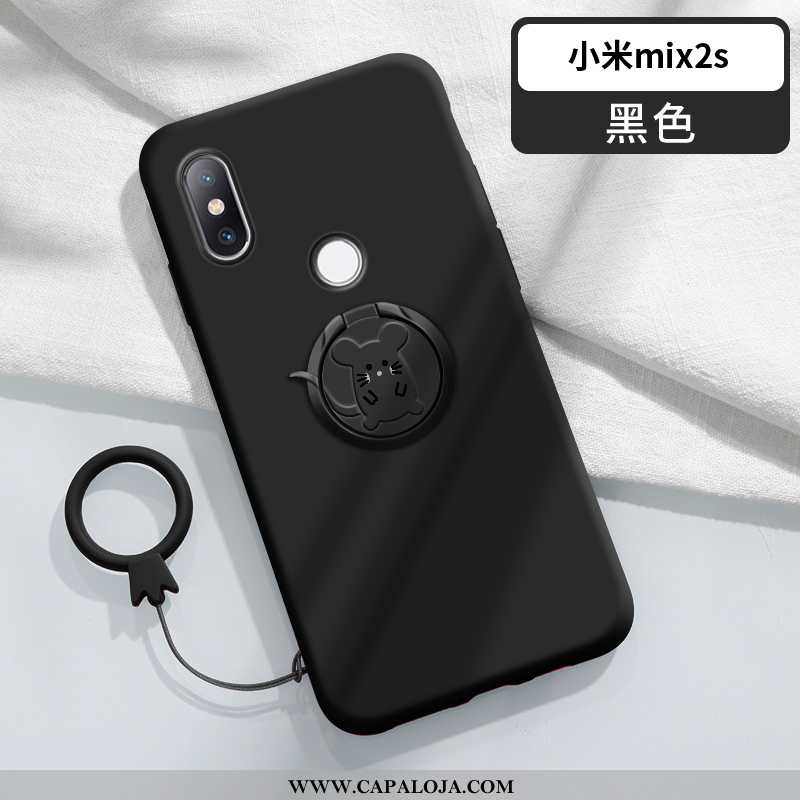 Capas Xiaomi Mi Mix 2s Bonitos Casal Telemóvel Silicone Azul Escuro, Capa Xiaomi Mi Mix 2s Slim Bara