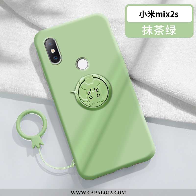 Capas Xiaomi Mi Mix 2s Bonitos Casal Telemóvel Silicone Azul Escuro, Capa Xiaomi Mi Mix 2s Slim Bara