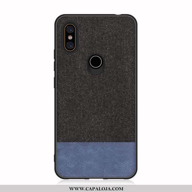 Capas Xiaomi Mi Mix 2s Couro Frente Completa Telinha Preto, Capa Xiaomi Mi Mix 2s Soft Baratos