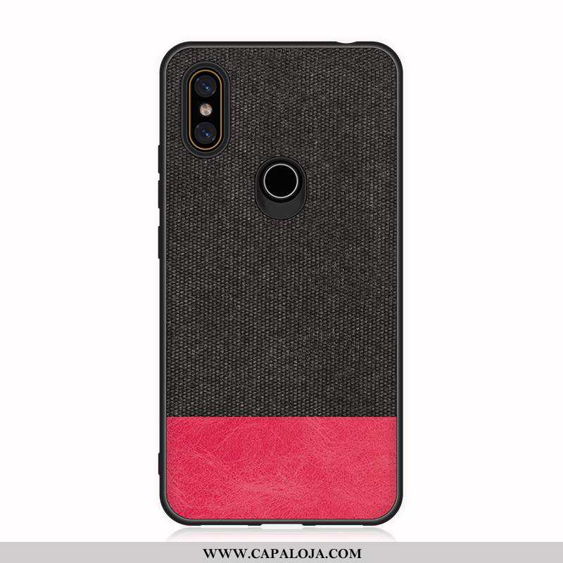 Capas Xiaomi Mi Mix 2s Couro Frente Completa Telinha Preto, Capa Xiaomi Mi Mix 2s Soft Baratos