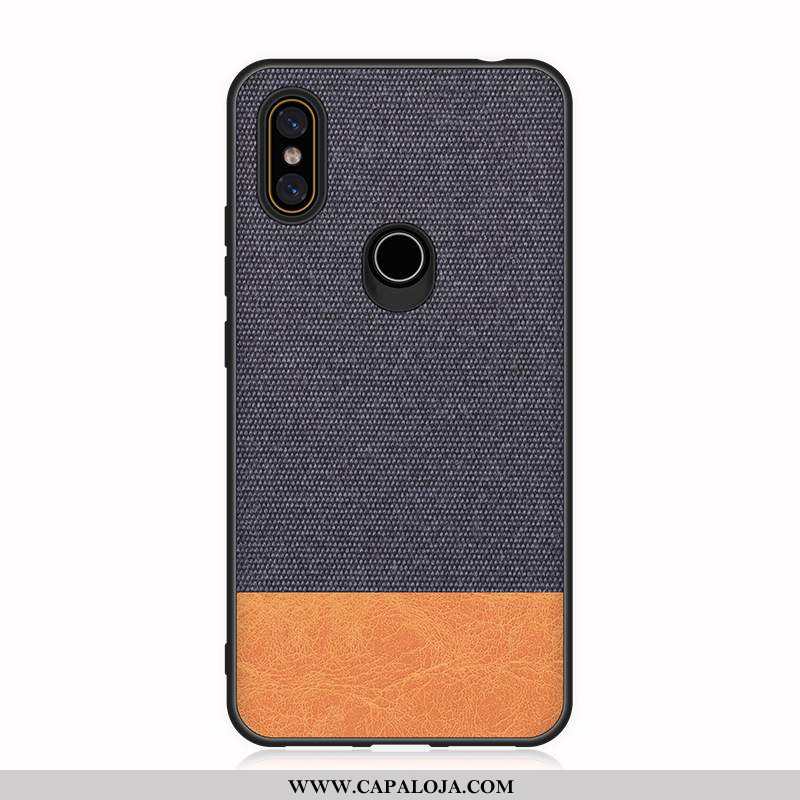 Capas Xiaomi Mi Mix 2s Couro Frente Completa Telinha Preto, Capa Xiaomi Mi Mix 2s Soft Baratos