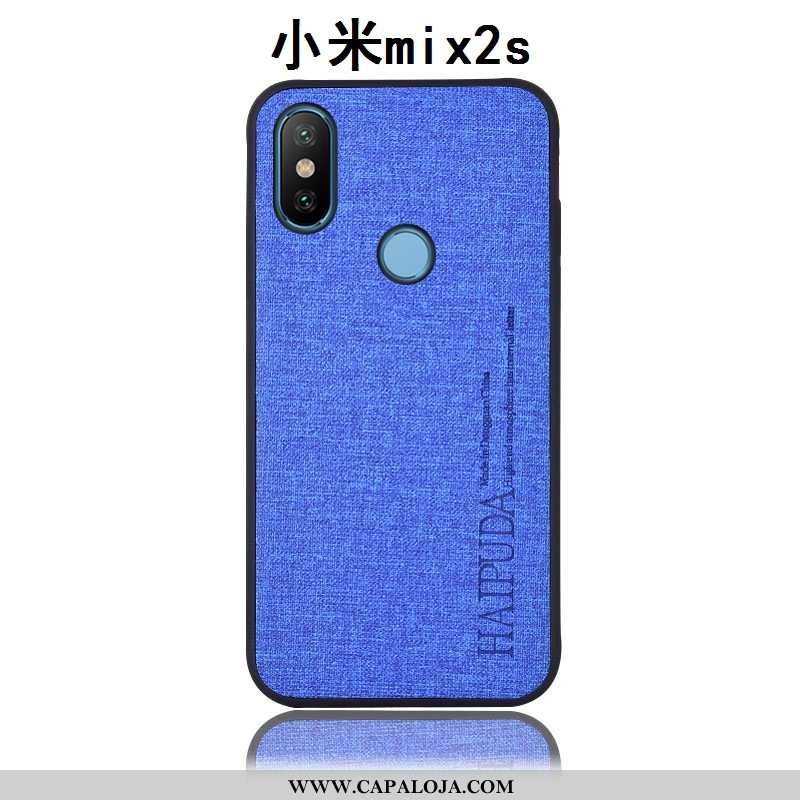 Capas Xiaomi Mi Mix 2s Linho Telemóvel Traseira Protetoras Rosa, Capa Xiaomi Mi Mix 2s Couro Baratos