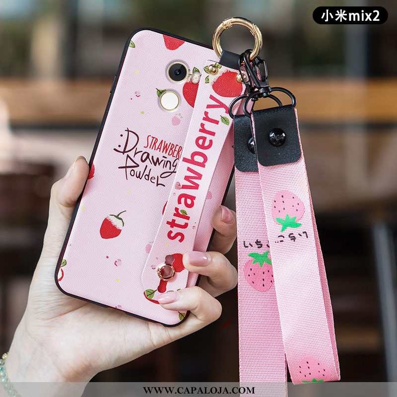 Capas Xiaomi Mi Mix 2s Soft Feminino Antiqueda Telemóvel Rosa, Capa Xiaomi Mi Mix 2s Super Baratas