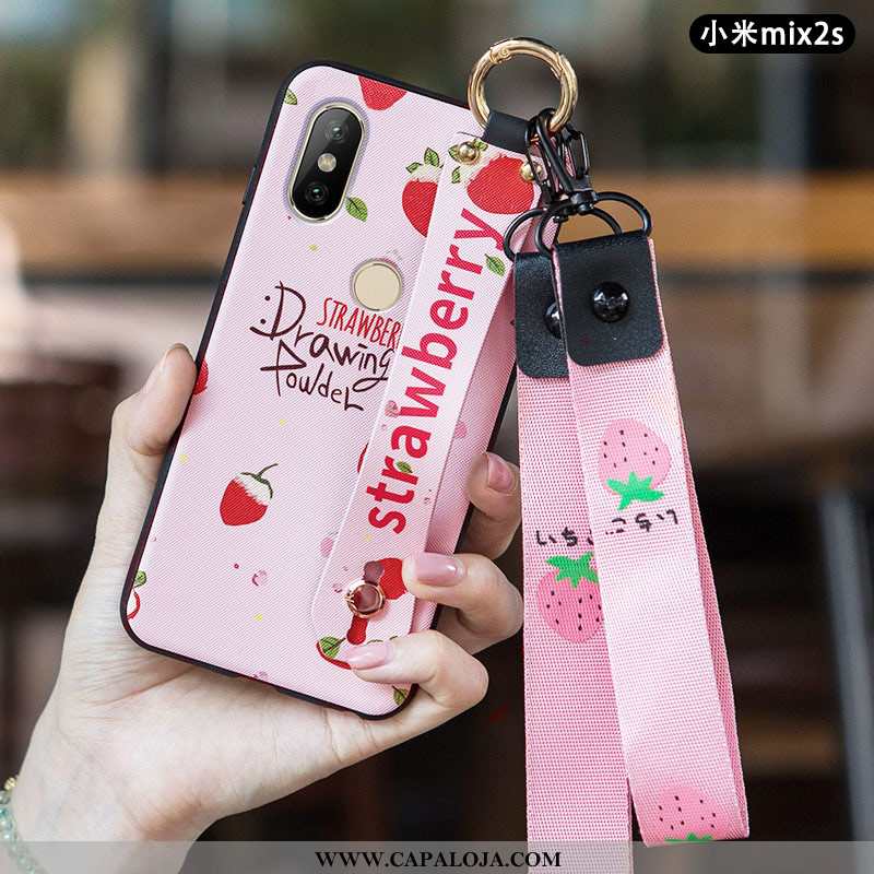 Capas Xiaomi Mi Mix 2s Soft Feminino Antiqueda Telemóvel Rosa, Capa Xiaomi Mi Mix 2s Super Baratas