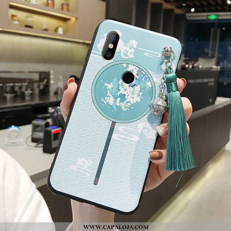 Capas Xiaomi Mi Mix 2s Soft Palace Feminino Cases Azul, Capa Xiaomi Mi Mix 2s Super Venda