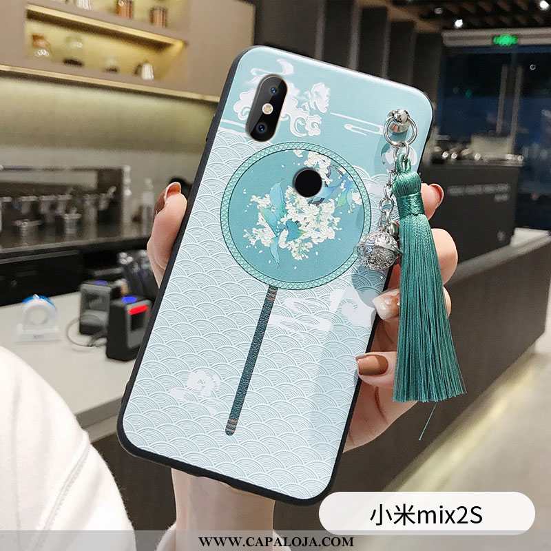 Capas Xiaomi Mi Mix 2s Soft Palace Feminino Cases Azul, Capa Xiaomi Mi Mix 2s Super Venda