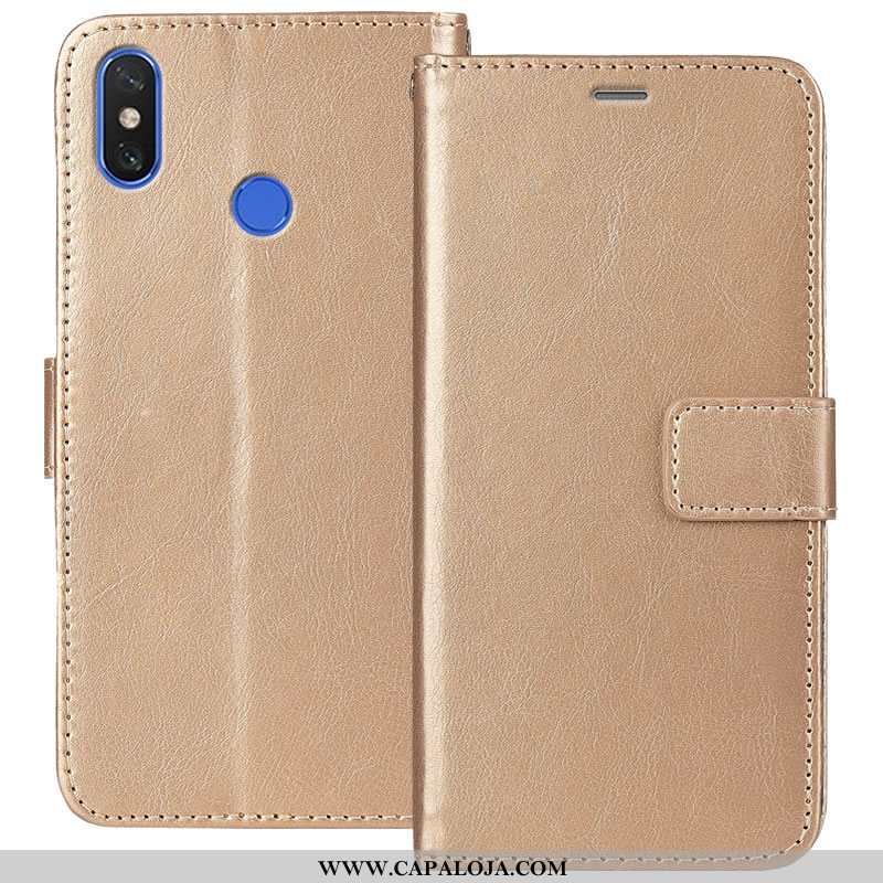 Capas Xiaomi Mi Mix 3 Carteira Pequena Cases Protetoras Castanho, Capa Xiaomi Mi Mix 3 Couro Barato