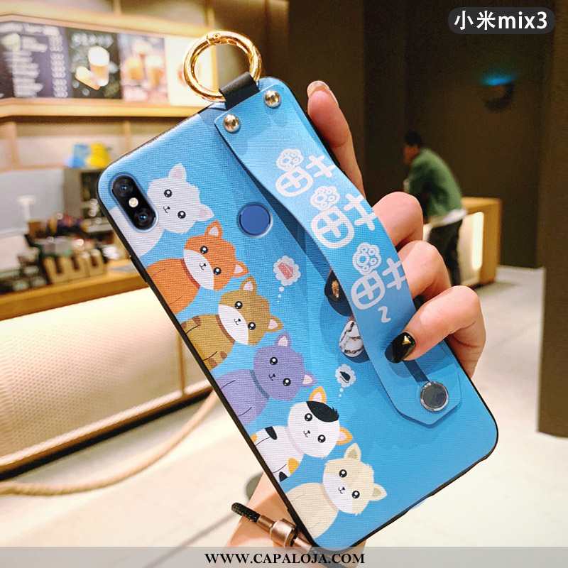 Capas Xiaomi Mi Mix 3 Desenho Animado Azul Cases Silicone, Capa Xiaomi Mi Mix 3 Fofas Comprar