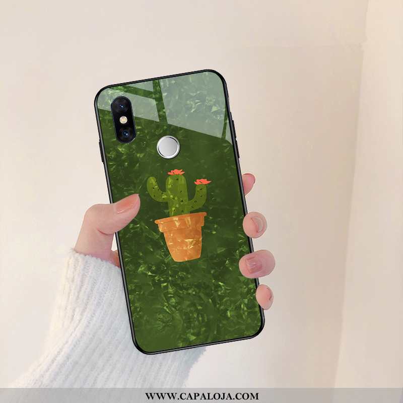 Capas Xiaomi Mi Mix 3 Desenho Animado Slim Estiloso Vidro Rosa, Capa Xiaomi Mi Mix 3 Bonitos Baratos