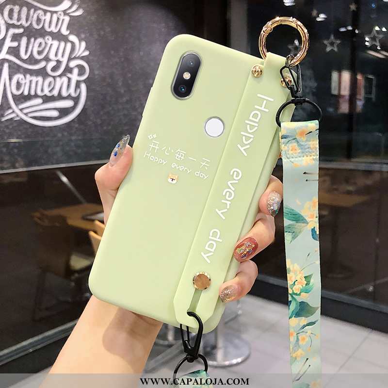 Capas Xiaomi Mi Mix 3 Fosco Limão Completa Verde, Capa Xiaomi Mi Mix 3 Cordao Barato