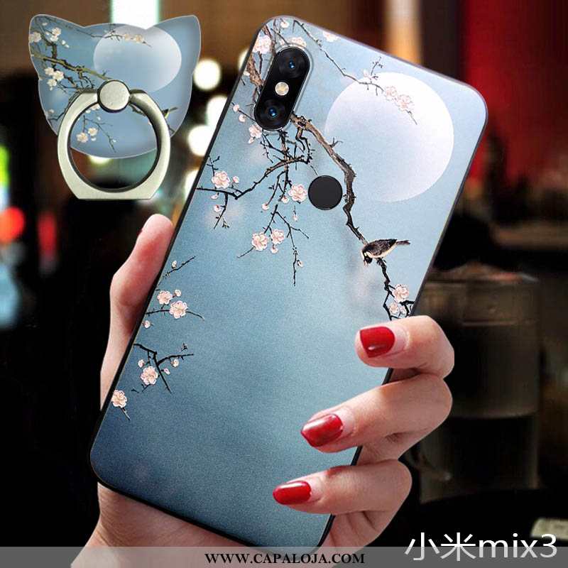 Capas Xiaomi Mi Mix 3 Personalizada Feminino Tendencia Nova Azul, Capa Xiaomi Mi Mix 3 Criativas Onl