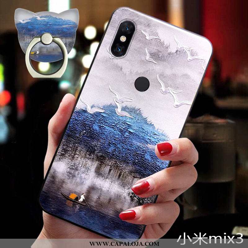 Capas Xiaomi Mi Mix 3 Personalizada Feminino Tendencia Nova Azul, Capa Xiaomi Mi Mix 3 Criativas Onl